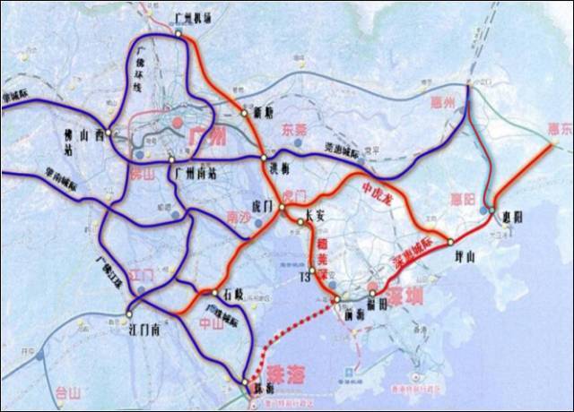 深惠城际铁路规划方案