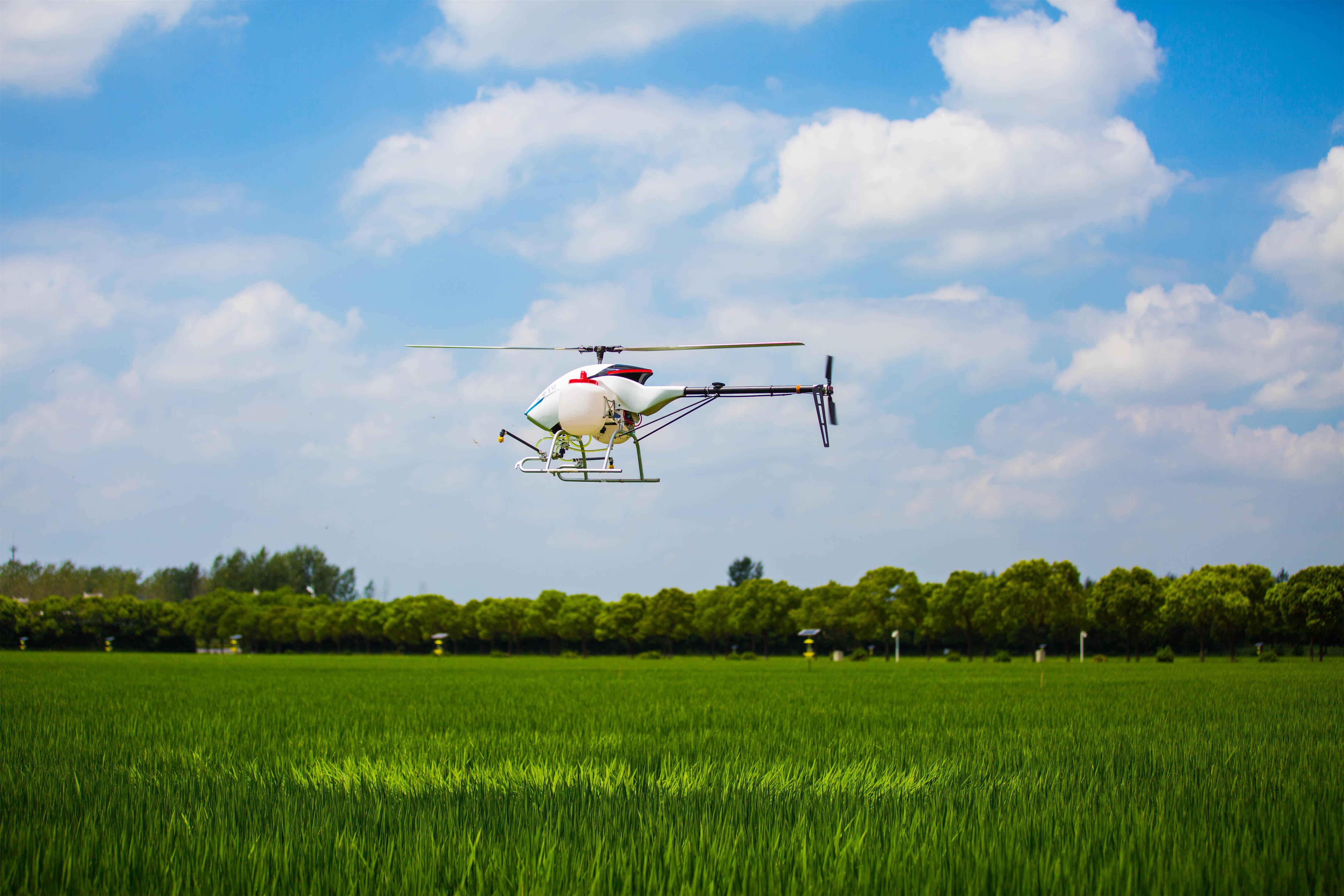 现代农业机械汉和水星一号植保无人机高科技智能农业设备