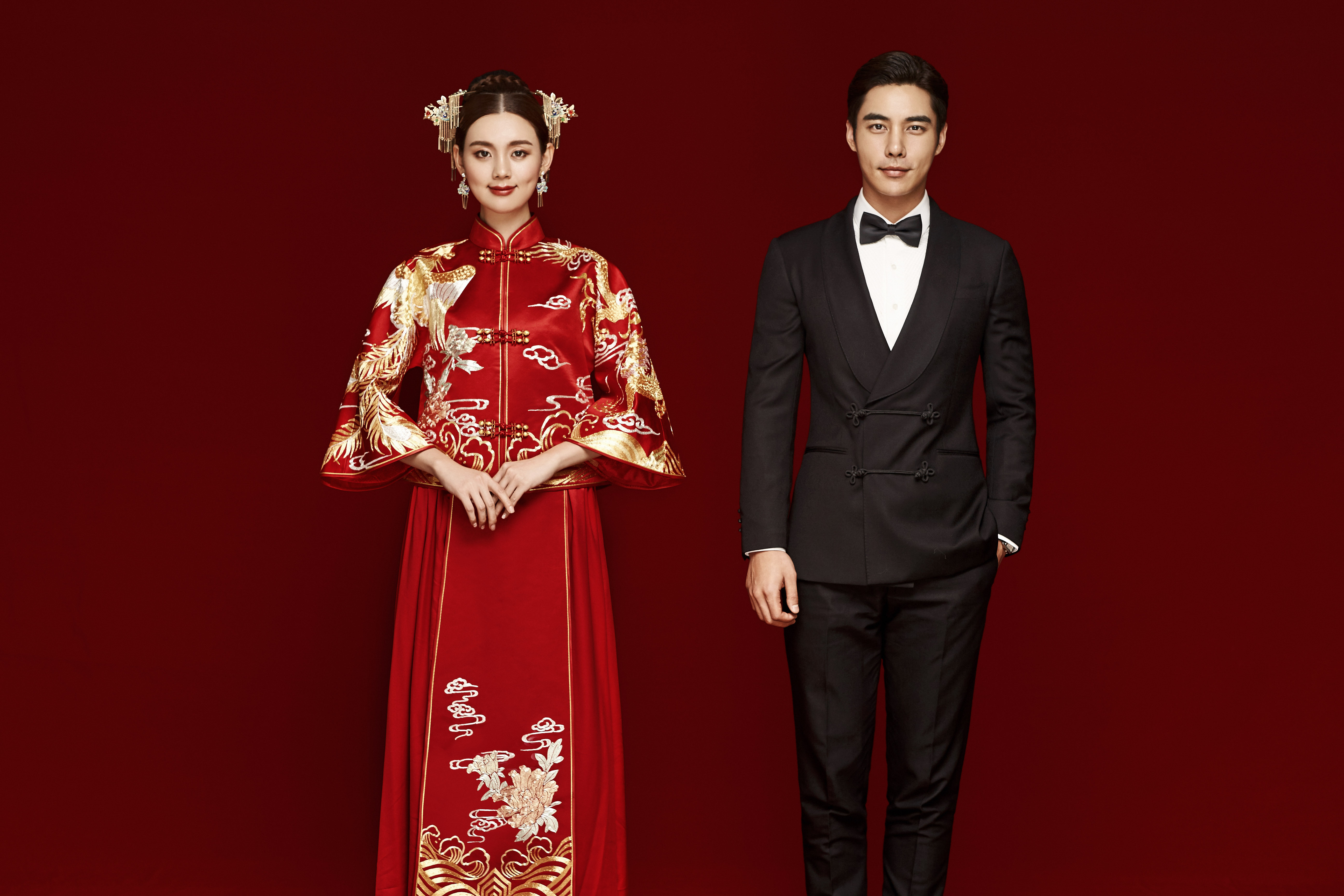 中式婚纱照怎么拍才有俏皮气息