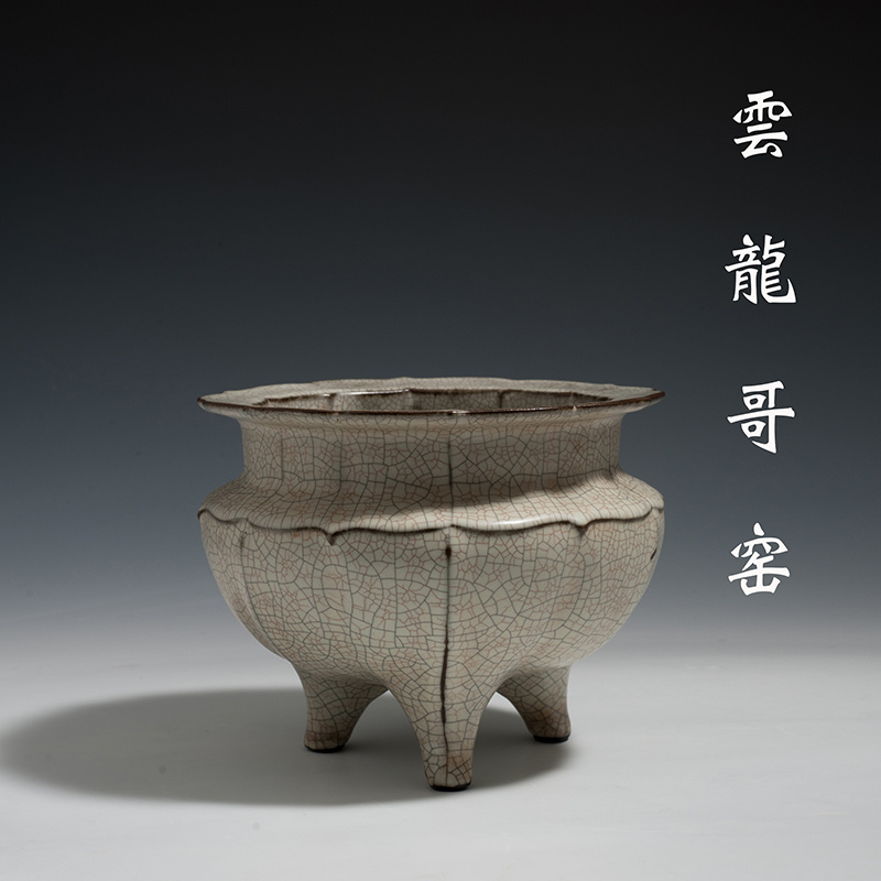 故宫哥窑藏品｜哥窑灰青釉凸弦纹瓶_手机搜狐网