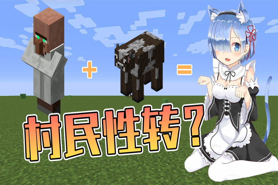 我的世界村民性转我的世界人人都是蕾姆