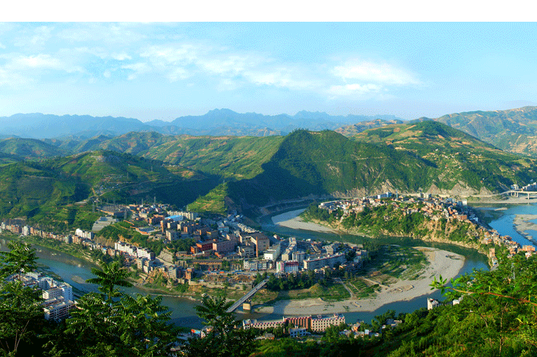 这里是中华太极城山城旬阳