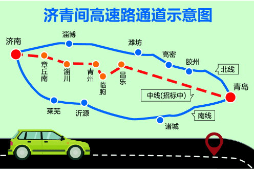 青岛至诸城轻轨线路图图片