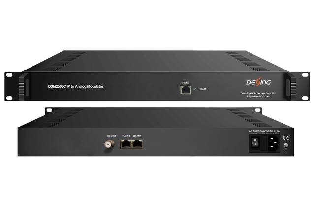 将输入信号转码后可通过data口输出mpts及8路spts,asi输出接口输出