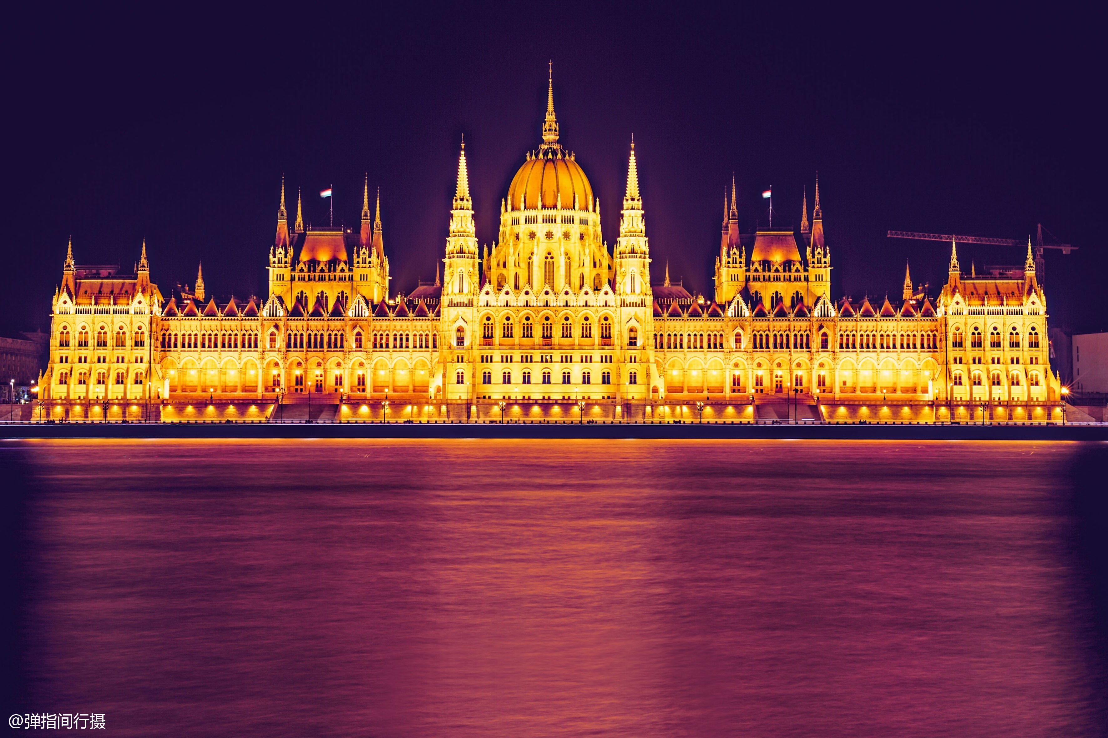 布达佩斯景点匈牙利国会大厦夜景高清图片下载-正版图片500670382-摄图网