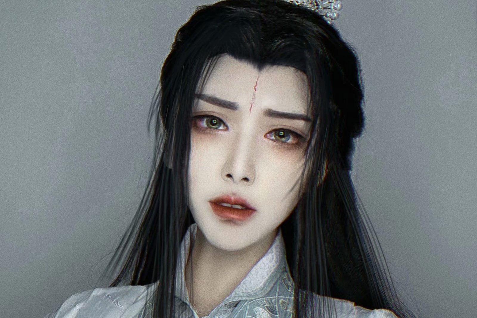《二哈和他的白猫师尊》楚晚宁cos,貌美师尊,看到最后落泪了