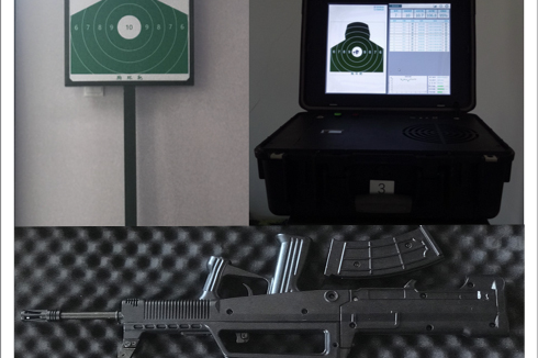 (军警版)便携式轻武器射击训练瞄准分析系统 配备1:1自动95(弹夹可
