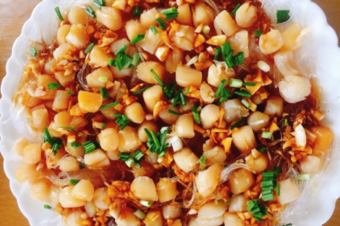 【蒜蓉粉丝蒸瑶柱】一直对瑶柱有莫名的好感!