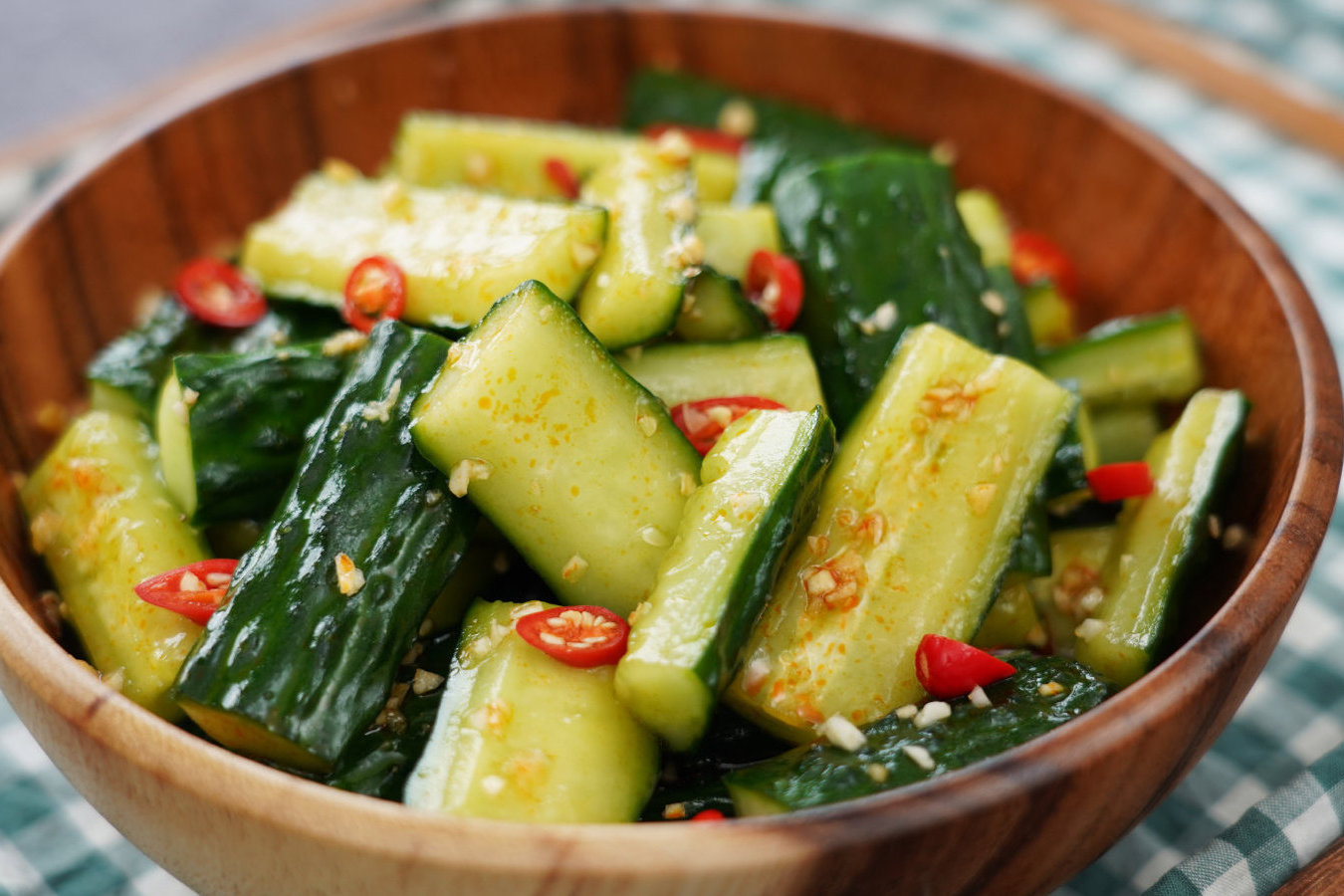 三大夏季凉拌菜,简单易学,美味开胃_凉拌黄瓜