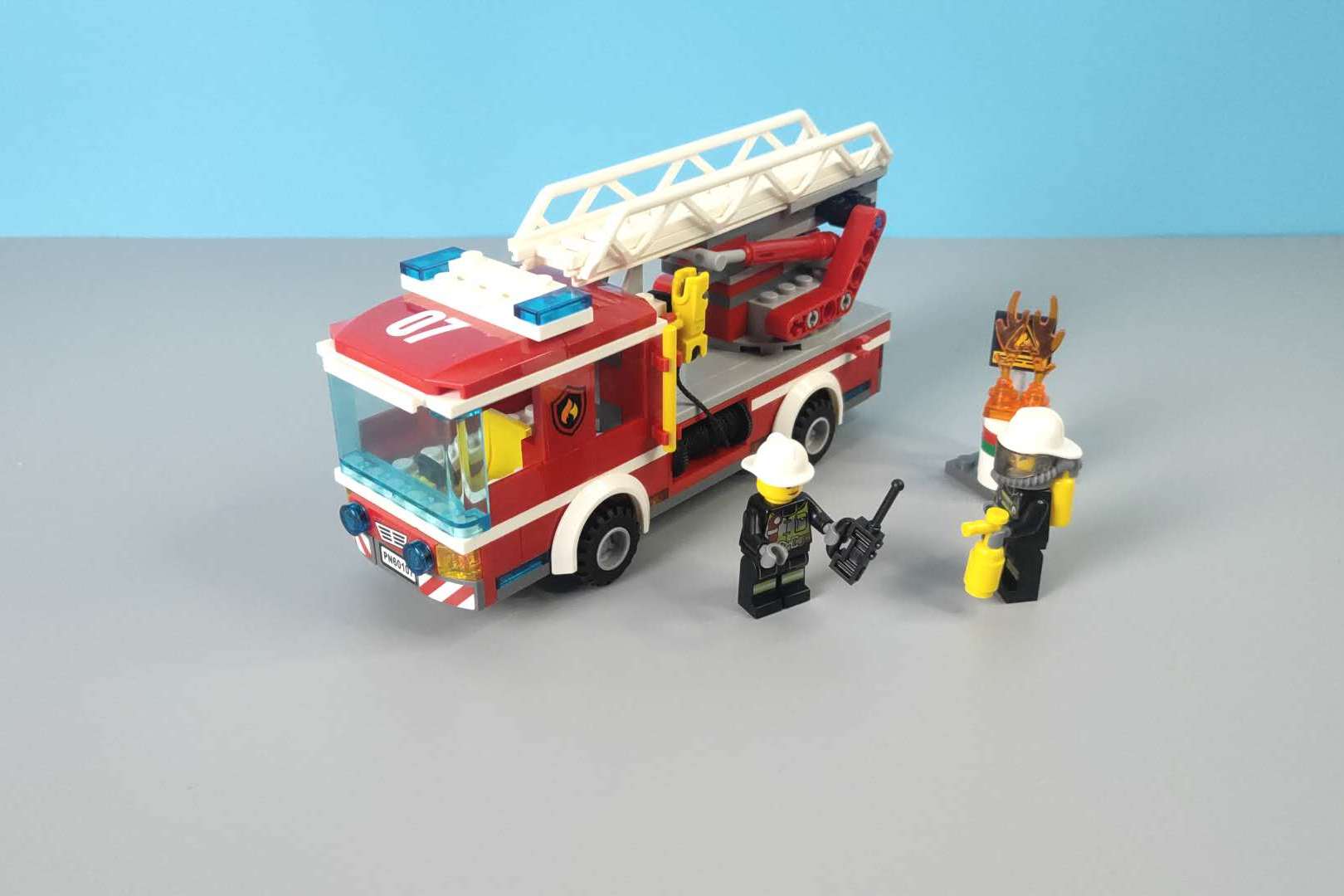 乐高积木城市系列60107云梯消防车