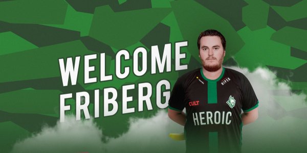 friberg正式签约Heroic，将于EPL线下首秀！