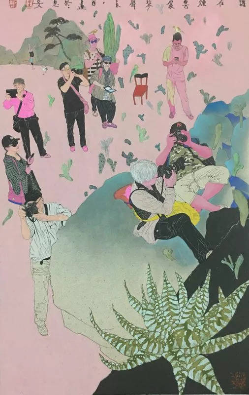 王仁华——诗意述说写意工笔人物画艺术-搜狐大视野-搜狐新闻