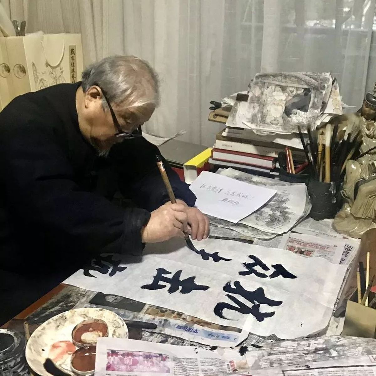 戴敦邦抗疫新作赏析 | 尚玉大家