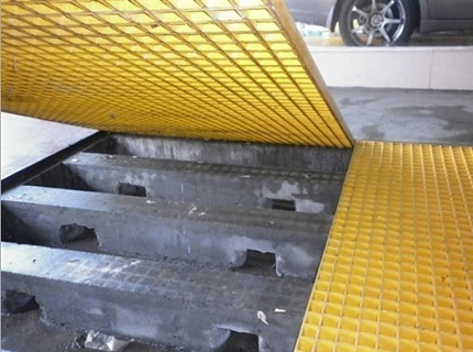 洗车店装修该怎么设计排水沟安装玻璃钢格栅