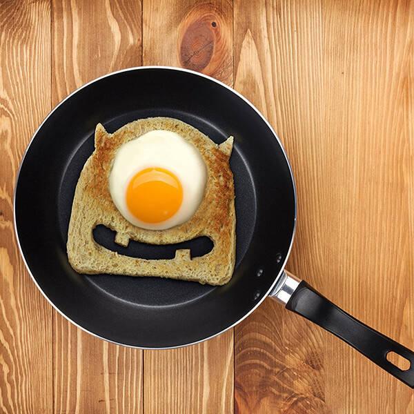 各种创意的煎蛋造型,开心每一次你的早餐
