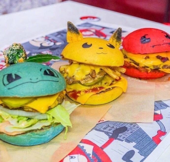 哈嘍,我是皮卡皮卡丘 漢堡堡(pikachu hamburger).