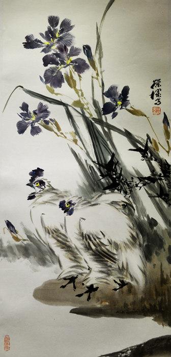 陈葆棣花鸟画作品展在邯郸市博物馆展出