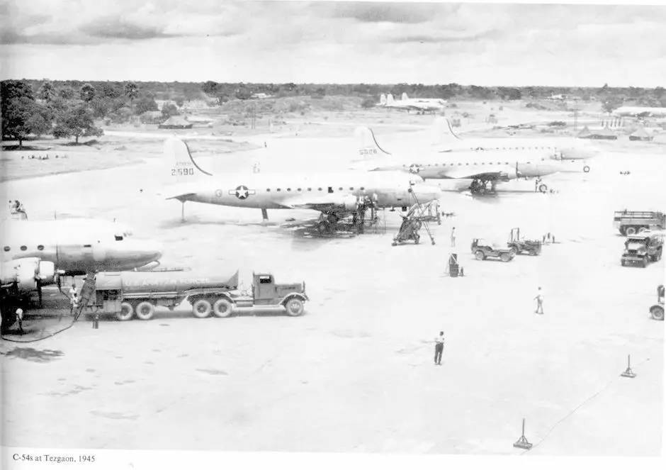 驼峰机场历史图片