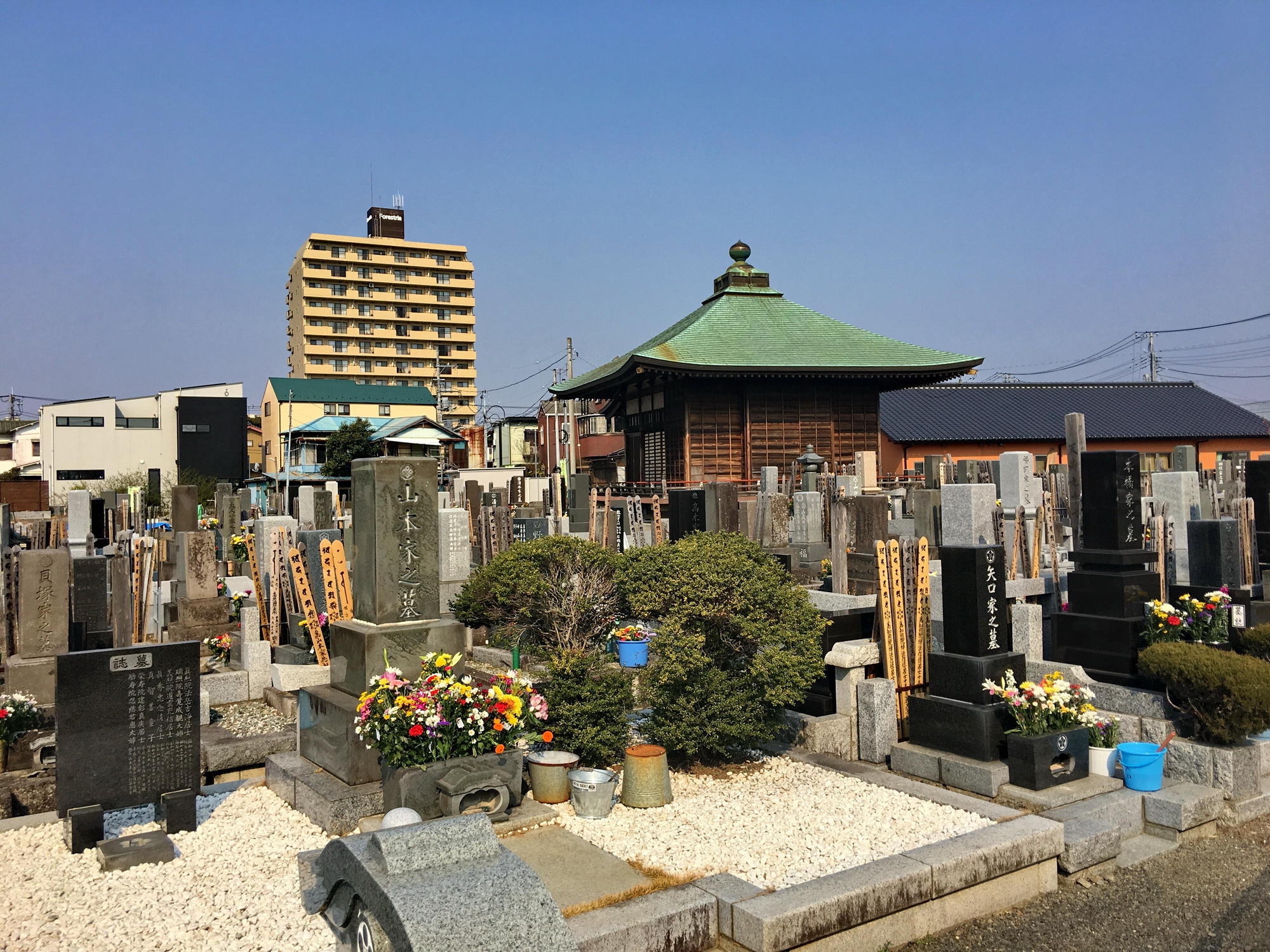 日本怎把墓地建在居民区 是缺地呢还是思念故人