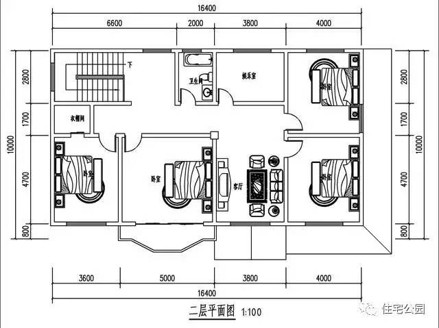 10乘16米房屋设计图纸图片