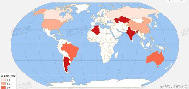 世界上国土面积最大的十个国家盘点