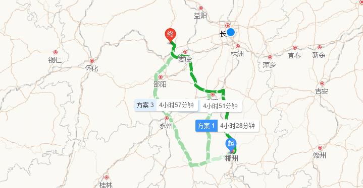 湖南省內各地去往湄江風景區最全自駕路線