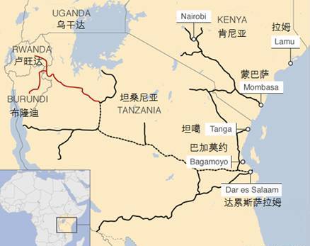 东非共同体地图图片