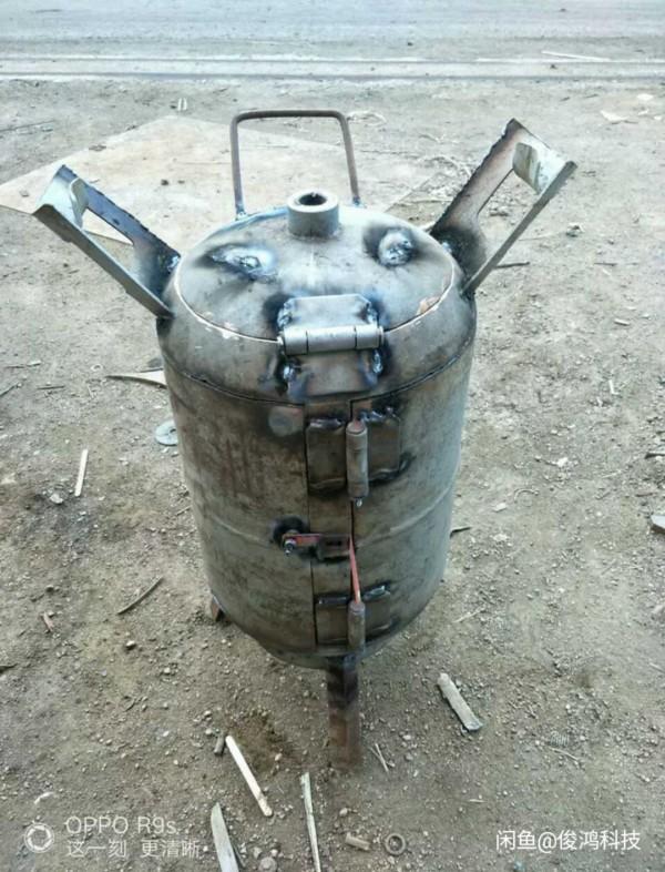 液化气罐改烤炉教程图片