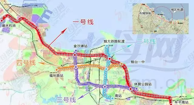 烟台地铁3号线站点图片