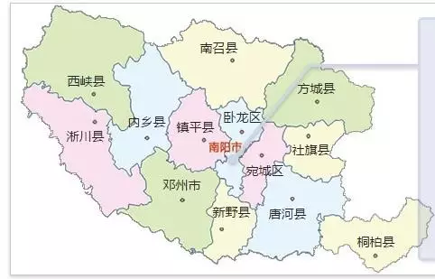 南阳县城地图图片