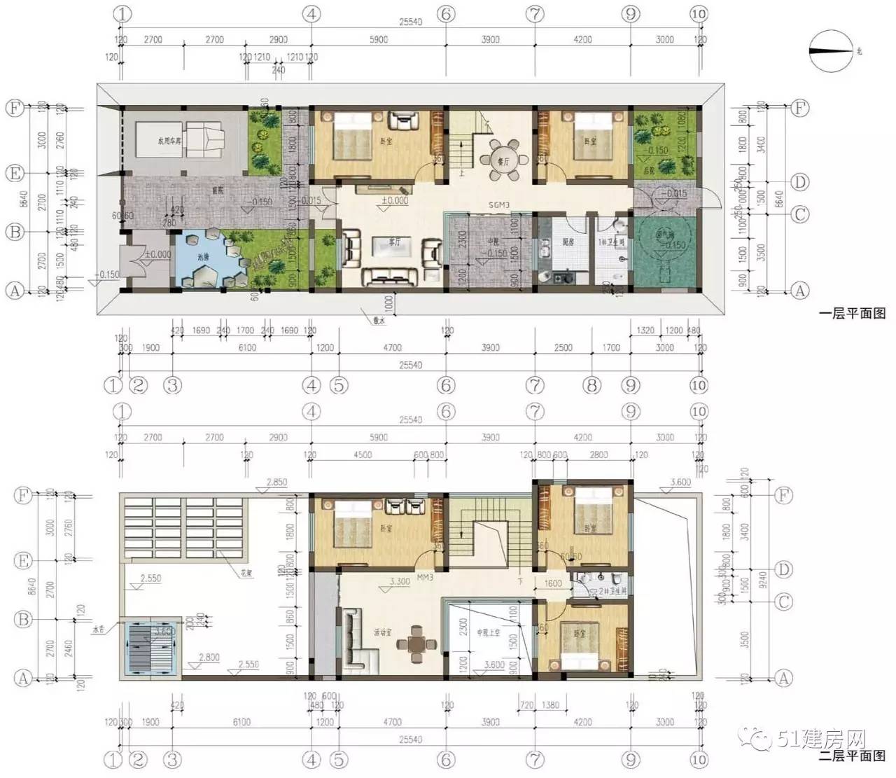 关中农村自建房设计图图片