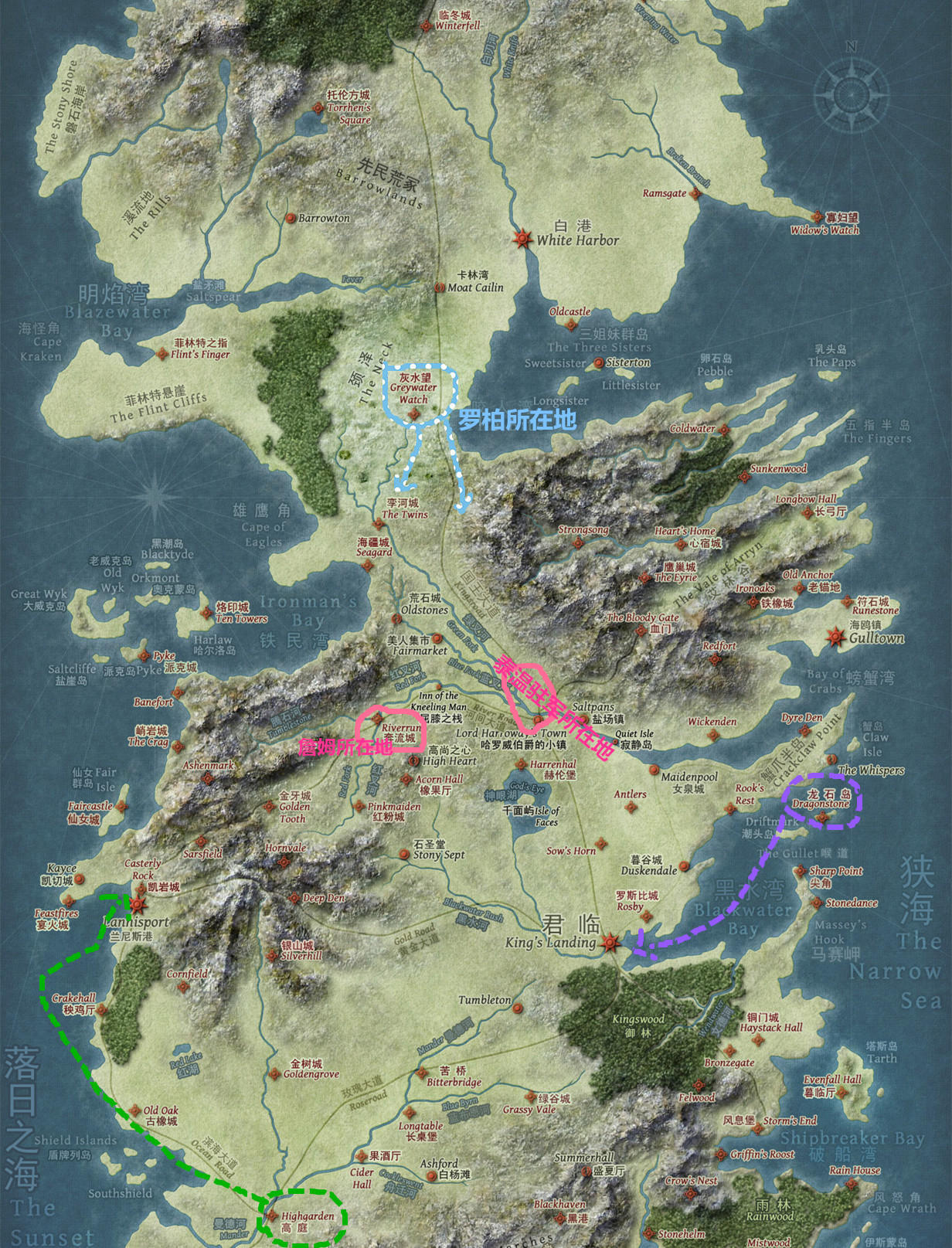 权力的游戏弥林地图图片