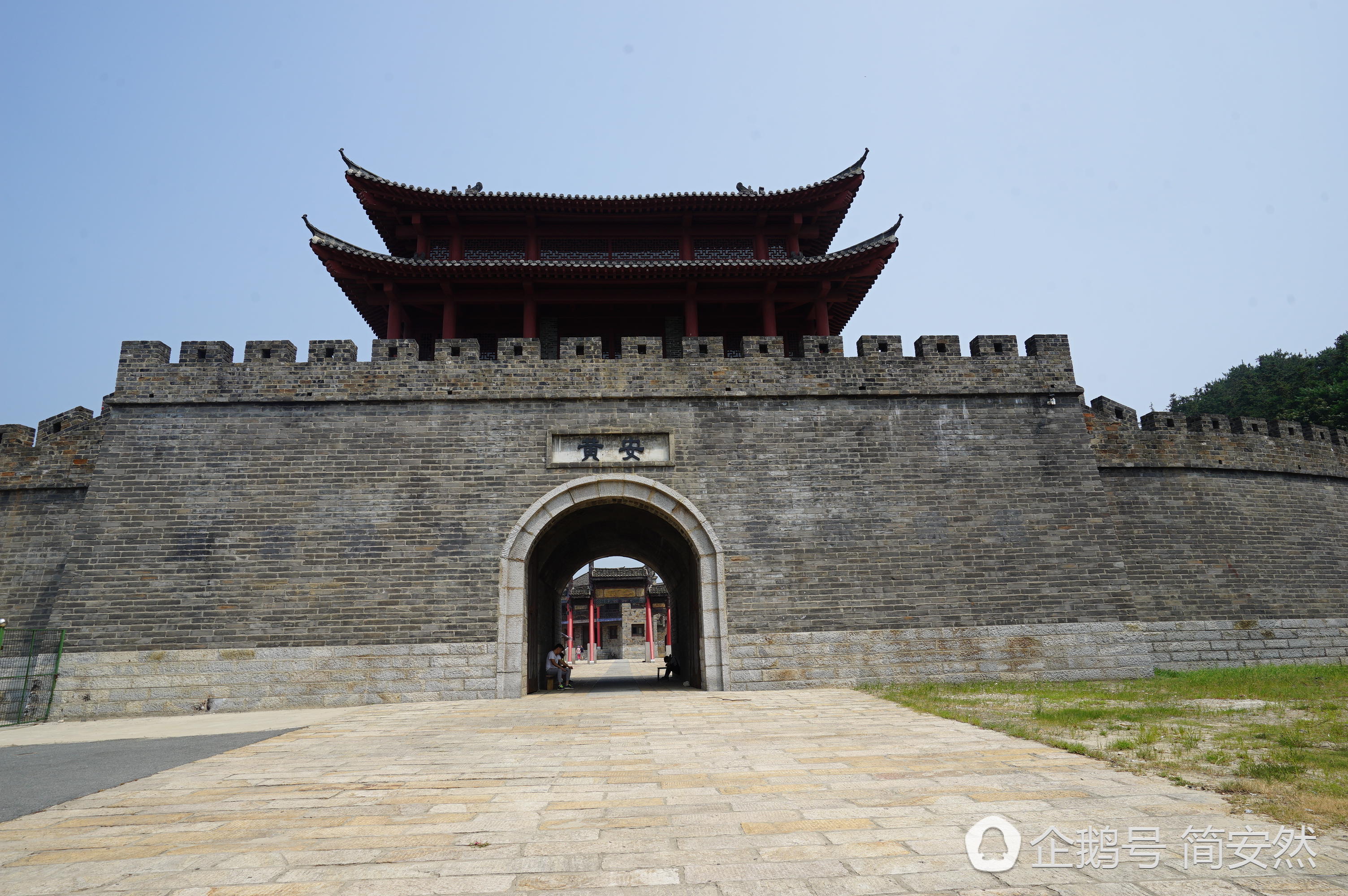 建军节游红安将军影视城寻访抗战剧中见过的场景