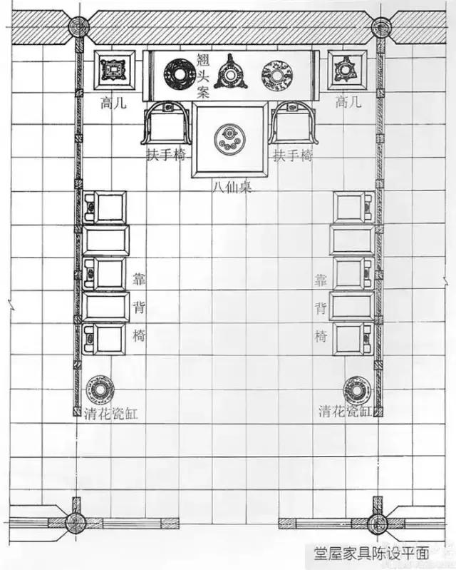 古代堂屋的结构图片图片