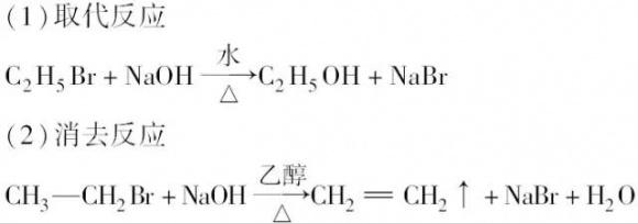 卤代烃的水解反应图片