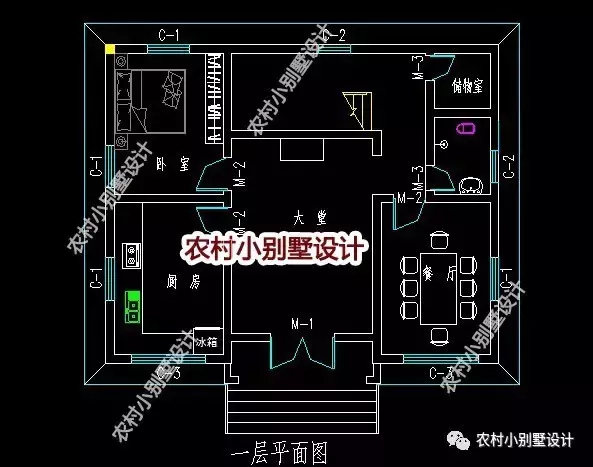 農村蓋房設計大全三間兩層主體二十萬以內的別墅