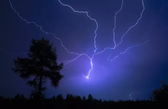 你有没有被雷声和大雨吓到?