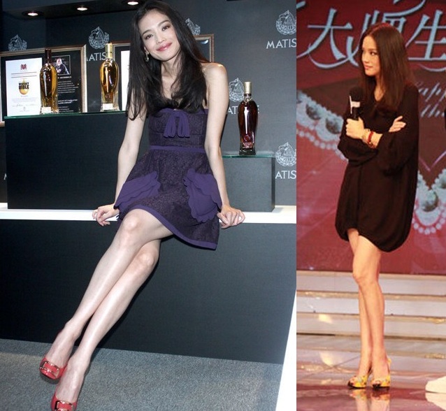 香港大长腿女星图片