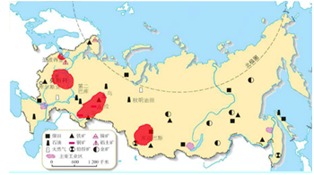 俄罗斯三大油田分布图图片