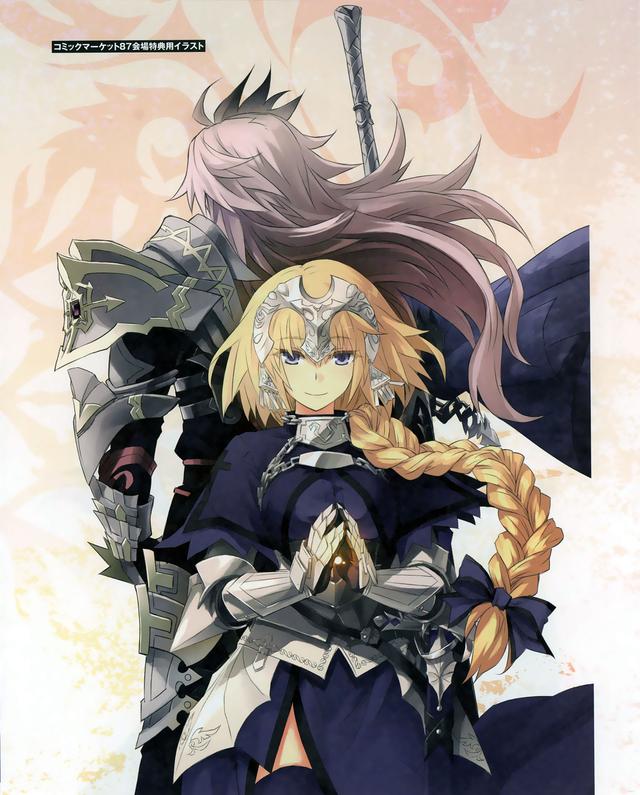 第三名:贞德 《fate/apocrypha》贞德给我的感觉还是与想象中有些差别