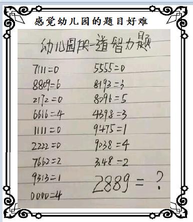 世界500強智力測驗題,一般人答對5題就不錯了