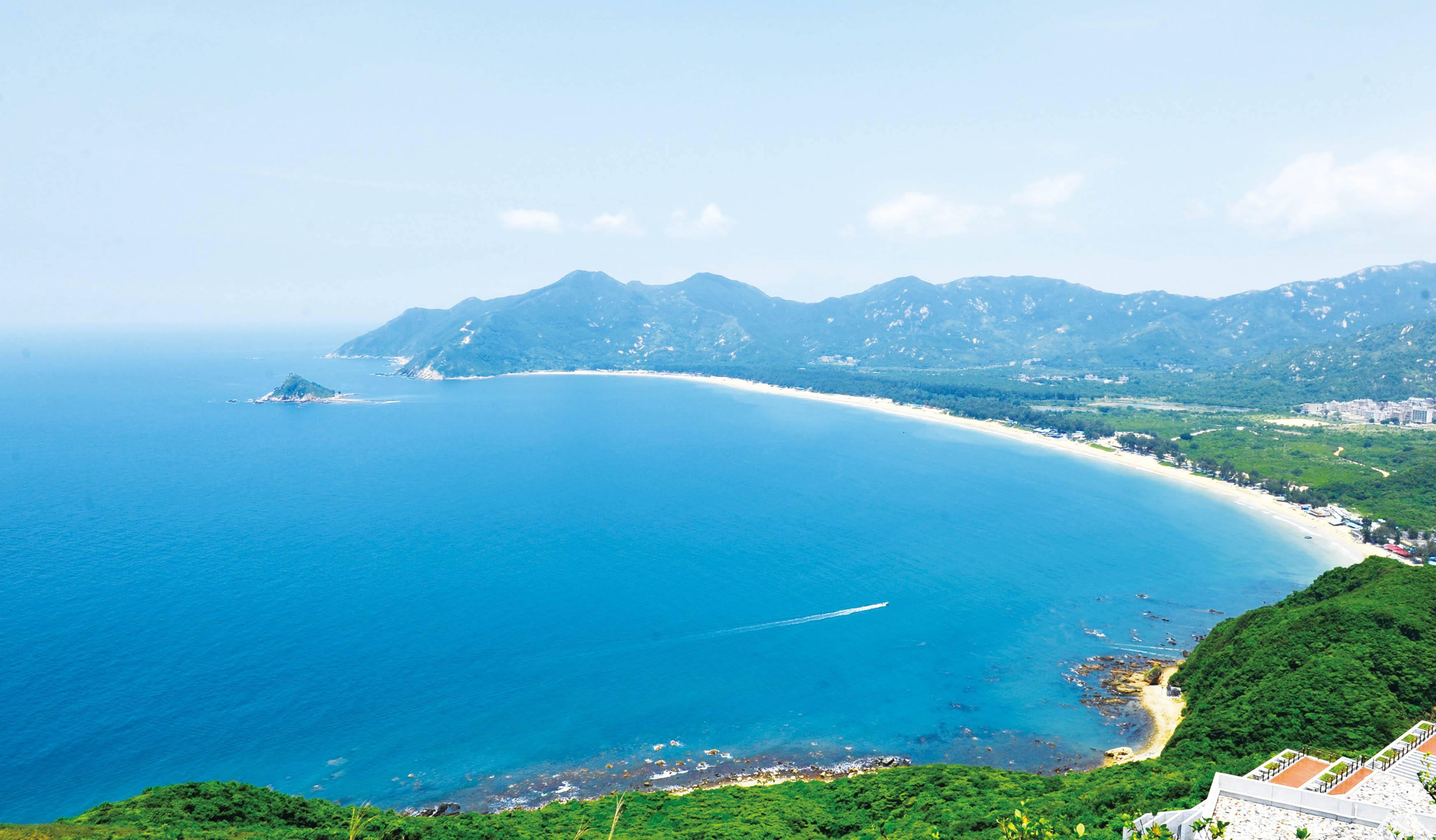 广州海滩白沙滩图片