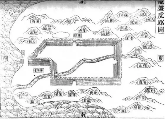 宁镇山脉示意图图片