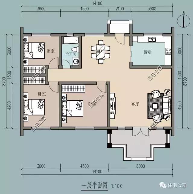 指標:微信公眾號:住宅公園,免費下載500套別墅圖紙,別墅庭院設計施工