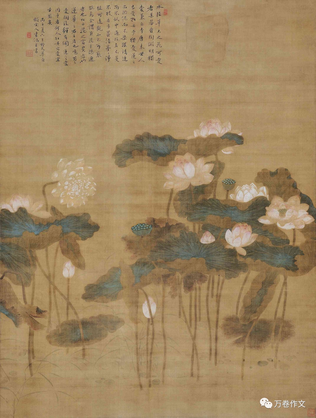 涉江采芙蓉图画图片