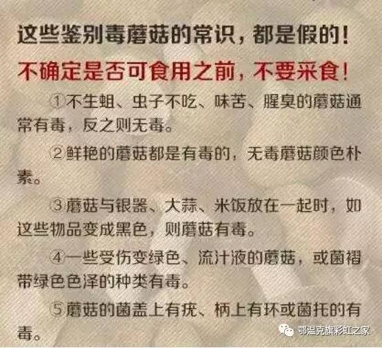 呼倫貝爾市食品藥品監督管理局發佈關於預防野生毒蘑菇中毒風險提示