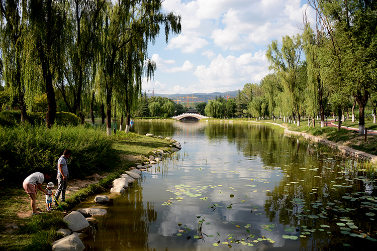 图避暑圣地天水马跑泉公园