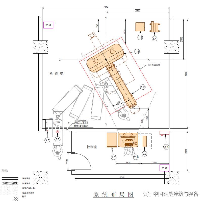 医院放射科设计平面图图片