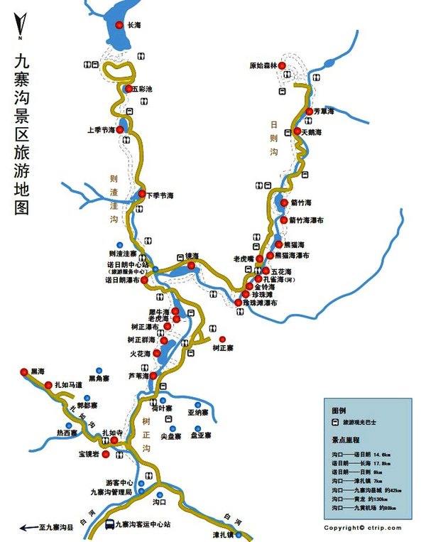 九寨溝地圖位置(九寨溝在地圖上的位置)