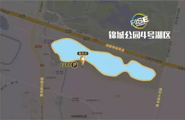 锦城湖公园导览图图片
